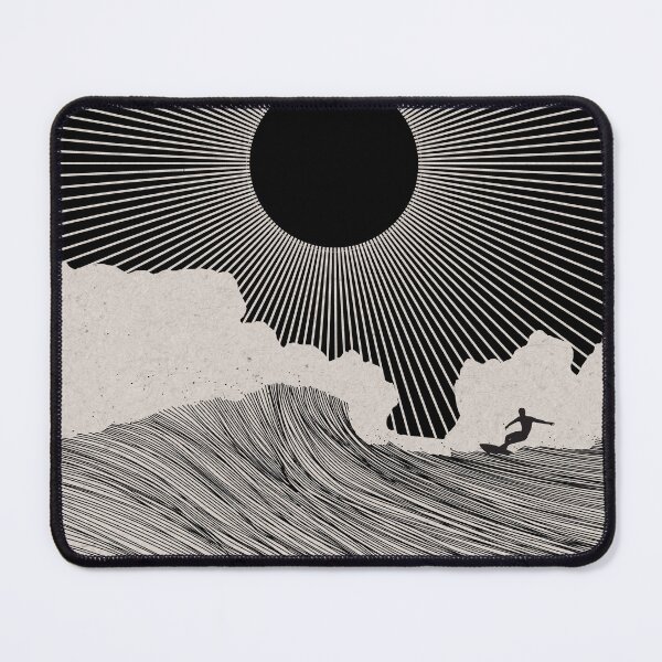 Item preview, Ocean Waves Line Art designed and sold by SurfolioPrints.