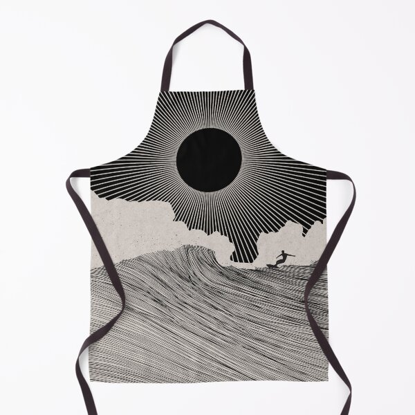 Item preview, Ocean Waves Line Art designed and sold by SurfolioPrints.