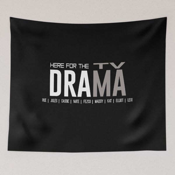 Item preview, Here For The TV Drama Inspired by Euphoria-Season 1 and 2 designed and sold by TShirtImpress.
