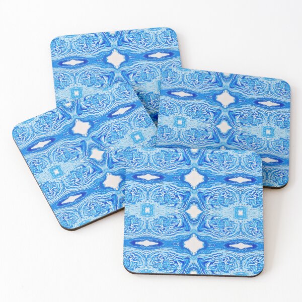 Item preview, Abstract Monochromatic Blue Painting designed and sold by Creative-Voyage.