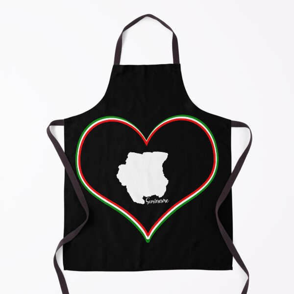 Item preview, Black Heart Suriname Map designed and sold by Astralia.