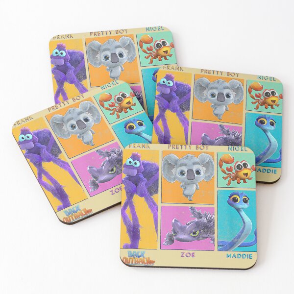 Item preview, Back To The Outback Character Panels designed and sold by icecoconut.