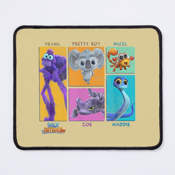 Item preview, Back To The Outback Character Panels designed and sold by icecoconut.