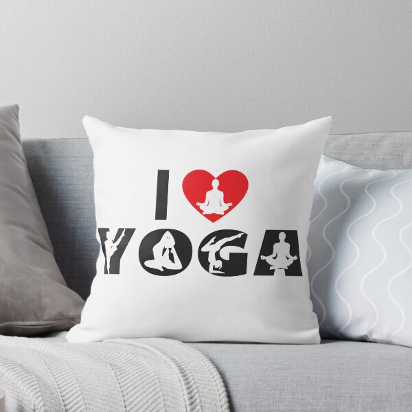 Item preview, I Love Yoga - White design designed and sold by BuxomBabe21.
