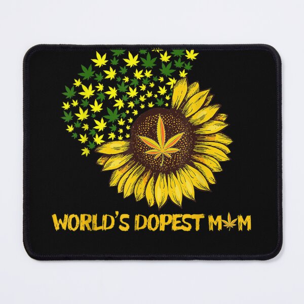Item preview, WORLD'S DOPEST MOM T-shirt weed cannabis marijuana sunflower designed and sold by RobertEllisDC.