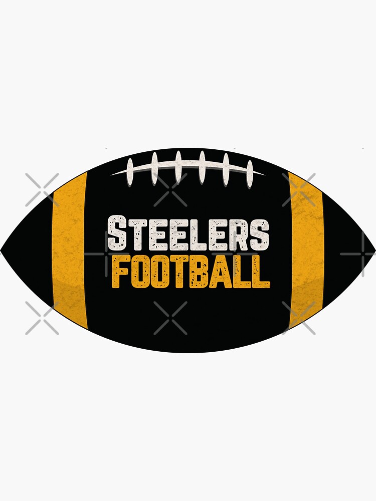 Pittsburgh Steelers Ball Black Logo SVG | Steelers NFL Logo PNG |  Pittsburgh Steelers Ball Logo vector File