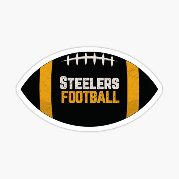 Pittsburgh Steelers Oval Football Multi Use Decal