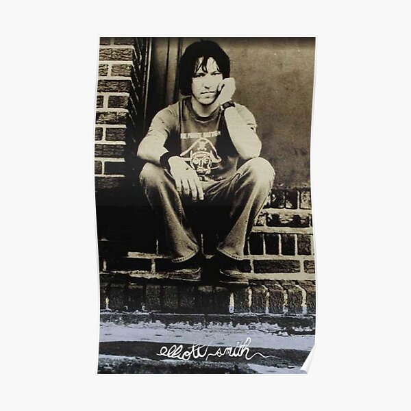 Elliott Smith Portrait Poster