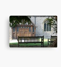 Churchyard Canvas Print