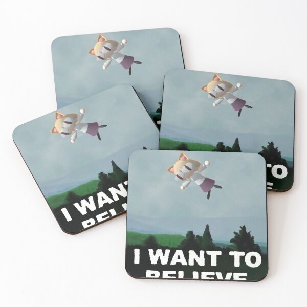 Item preview, Neco-Arc I WANT TO BELIEVE Essential . designed and sold by alexanderneni.
