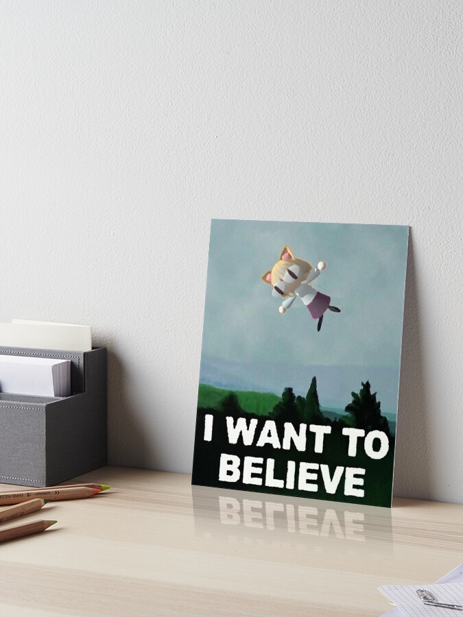 Neco-Arc I WANT TO BELIEVE  Poster for Sale by AmberBrideSt15