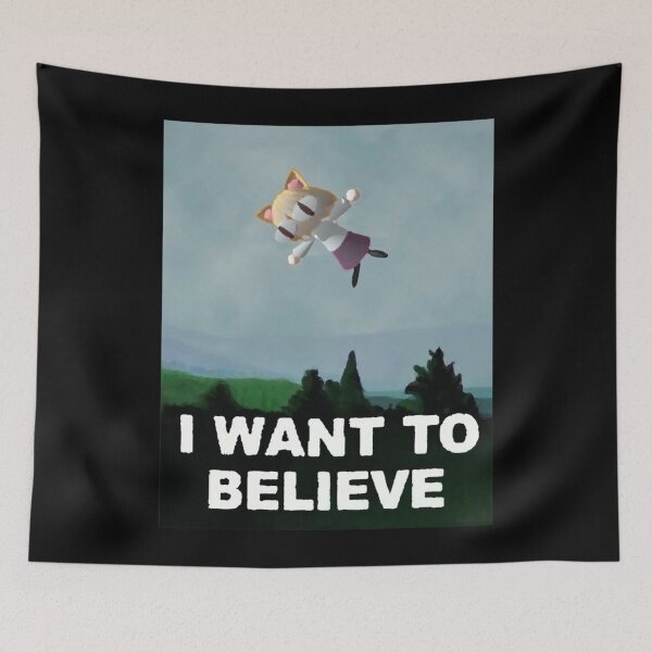 Item preview, Neco-Arc I WANT TO BELIEVE Essential . designed and sold by alexanderneni.