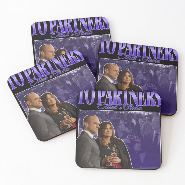Item preview, To Partners EO Bensler Olivia Benson Elliot Stabler 90s Inspired Vintage Homage  Classic . designed and sold by mollyphonaha1.