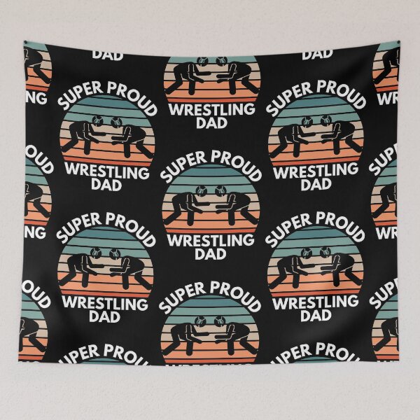 Artikelvorschau, Super stolzer Wrestling-Vati, Wrestling-Vati-Geschenke entworfen und verkauft von LaughingHorseCo.