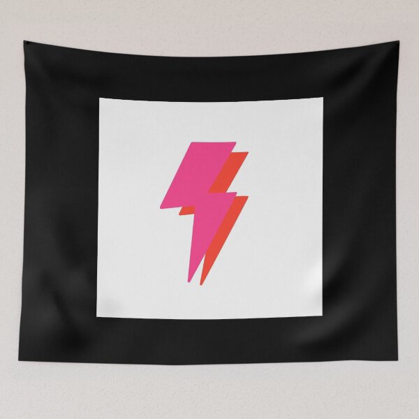 Item preview, neon lightning bolt  Throw Pillow designed and sold by alexanderneni.