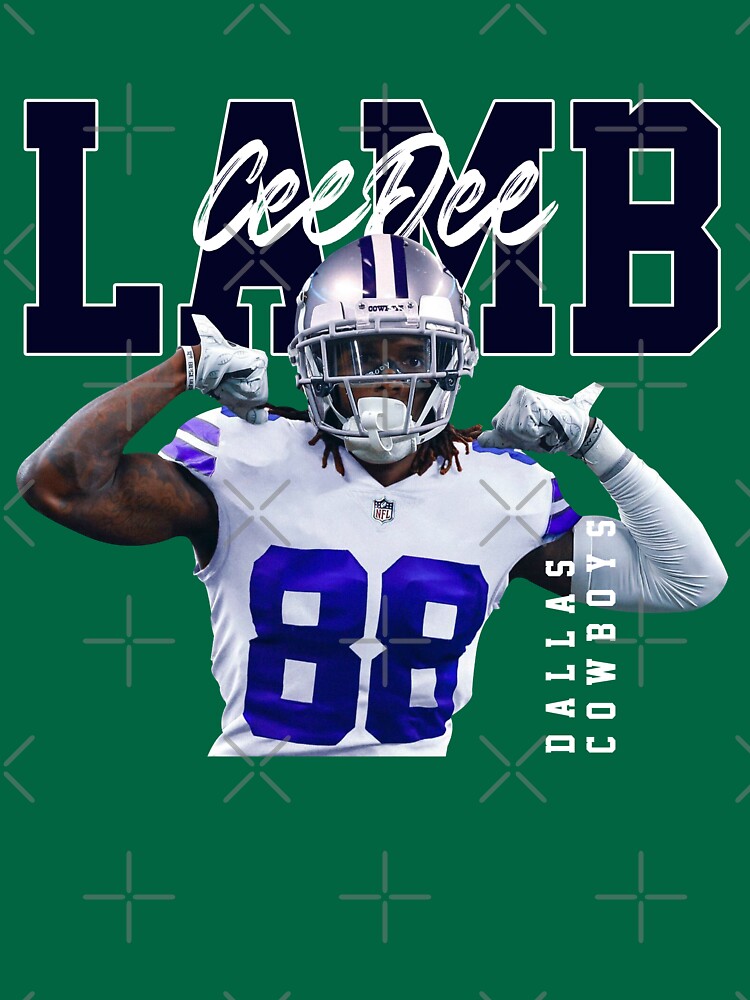 Ceedee, Lamb, Dallascowboys, Football, Players, Black, Basic