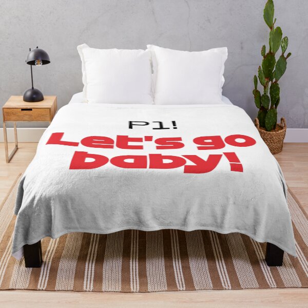 Item preview, P1! Let's Go Baby! - LEC. Best Team Radio Bahrain GP 2022 (Black and Red) designed and sold by FilipeFerreira.