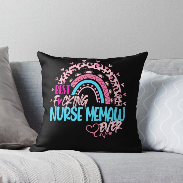 Artikelvorschau, Beste Krankenschwester MeMaw aller Zeiten, Muttertag, Tag der Krankenschwester, Leopard-Regenbogen entworfen und verkauft von EasyPrintGift.