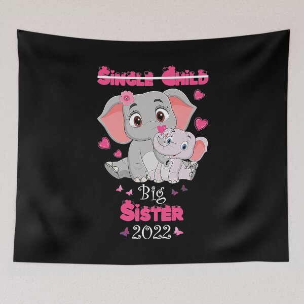 Item preview, Single Child Big Sister 2022 Pregnancy Elephants designed and sold by SkylerKason.