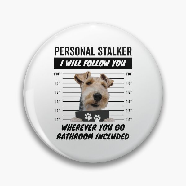 Artikelvorschau, Persönlicher Stalker-Hund – Wire Fox Terrier entworfen und verkauft von More Cute Dogs.