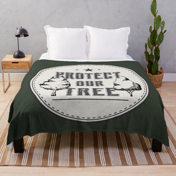 Item preview, Protect our tree vintage style designed and sold by onzpacesdesign.