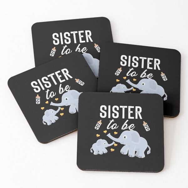 Item preview, Sister To Be Elephant Baby Shower Sister Cute designed and sold by SkylerKason.