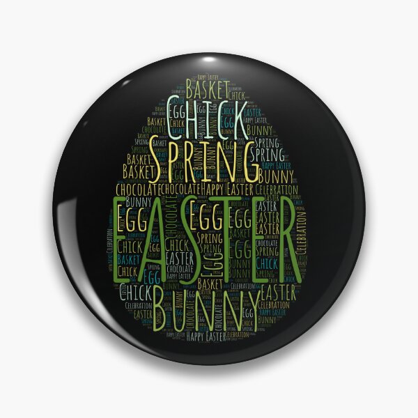 Item preview, Cute Easter Egg Shaped Word Cloud designed and sold by JanesCreations.
