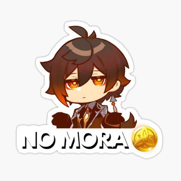Item preview, Zhongli "NO MORA" | Genshin Impact designed and sold by puffdipper.