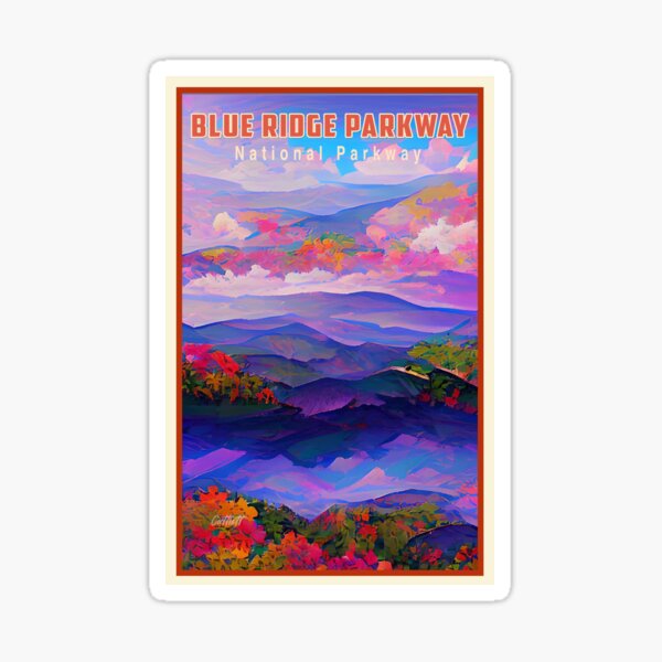 Item preview, Smoky Mountains Travel Blue Ridge Parkway designed and sold by CattlettArt.