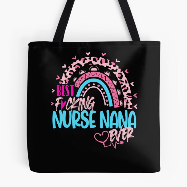 Artikelvorschau, Beste Krankenschwester Nana aller Zeiten Muttertag Krankenschwestern Tag Leopard Rainbow entworfen und verkauft von EasyPrintGift.