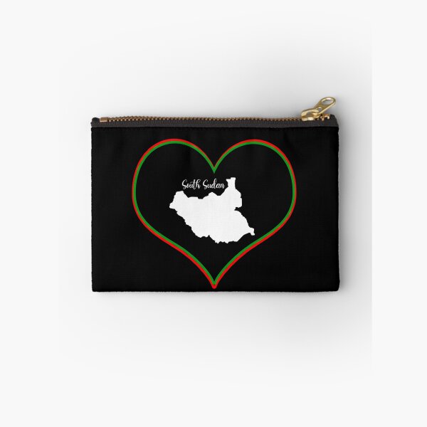 Item preview, Black heart map South Sudan designed and sold by Astralia.