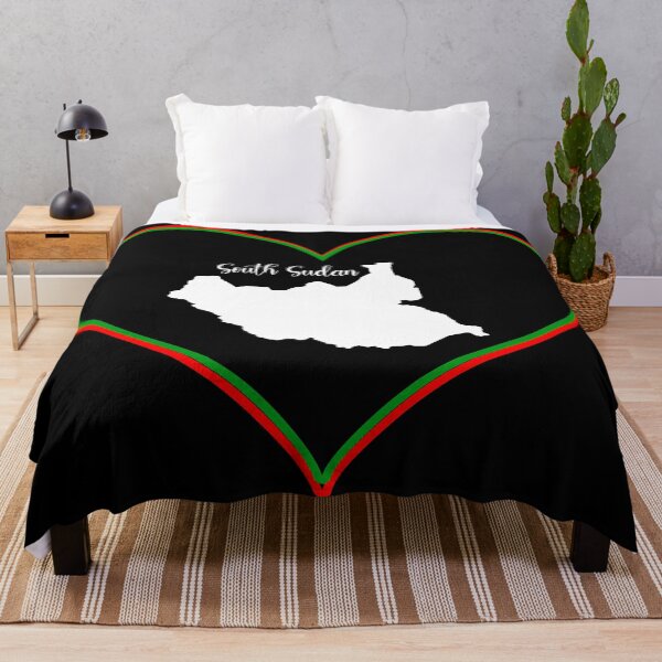 Item preview, Black heart map South Sudan designed and sold by Astralia.