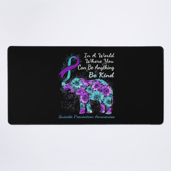 Item preview, Suicide Prevention Awareness Sunflower Elephant Be Kind designed and sold by SkylerKason.