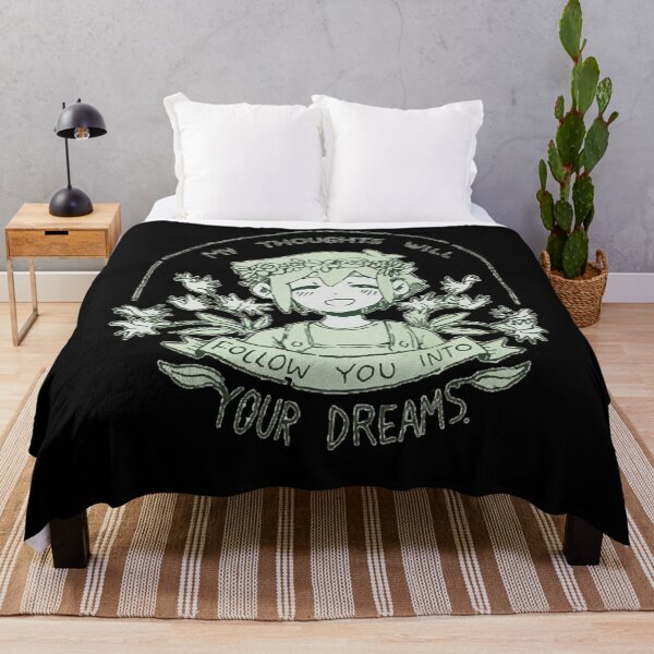 Item preview, omori my thoughts will follow you into your dreams basil designed and sold by sanderatavia.