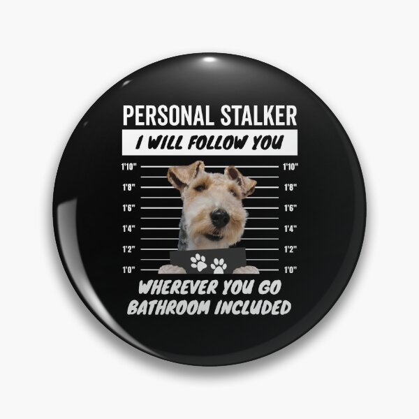 Artikelvorschau, Persönlicher Stalker-Hund – Wire Fox Terrier entworfen und verkauft von More Cute Dogs.