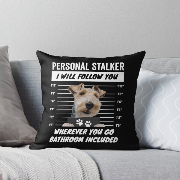 Item preview, Personal Stalker Dog – Wire Fox Terrier designed and sold by More Cute Dogs.
