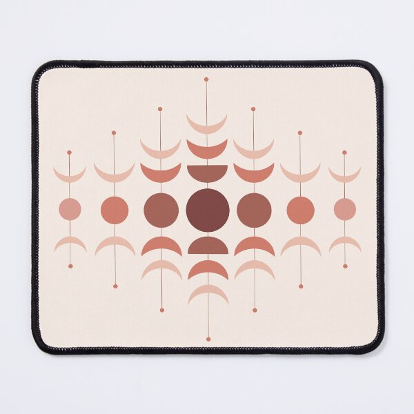 Artikelvorschau, Moon Phases in Terracotta Color Shades entworfen und verkauft von nineFlorals.