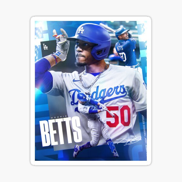 Mookie Betts Dodgers Baseball Player Coloring Book Page Sticker for Sale  by AlienPharaoh