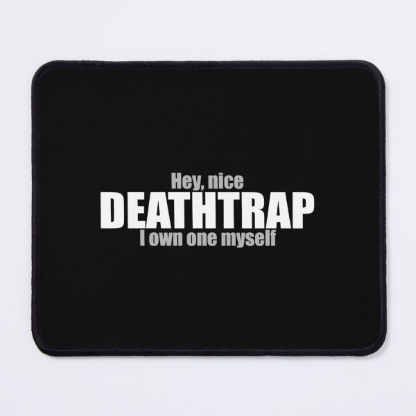 Item preview, Nice Deathtrap Sticker designed and sold by alexanderneni.