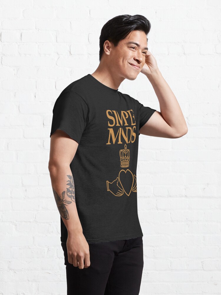 Discover Maglietta Di Simple Minds, English Rock Band T-shirt - Simple Minds Logo