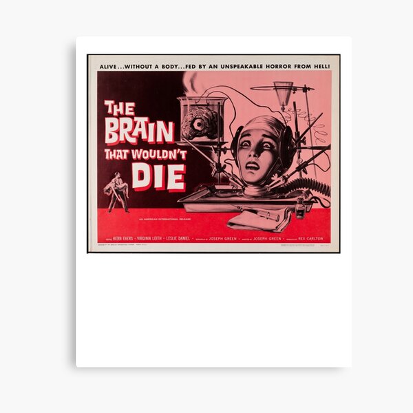 The Brain that wouldn't die Poster, Zazzle