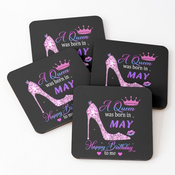 Item preview, Queen Was Born In May Happy Birthday Ladies designed and sold by R&BApparel.