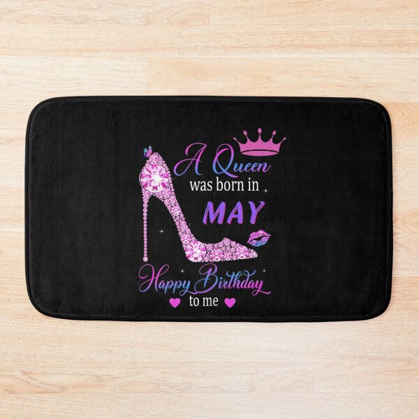Item preview, Queen Was Born In May Happy Birthday Ladies designed and sold by R&BApparel.