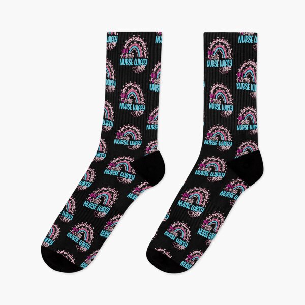 Artikelvorschau, Best Nurse Wifey Ever Mothers Day Nurses Day Leopard Rainbow entworfen und verkauft von EasyPrintGift.