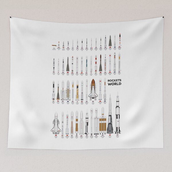Item preview, Rockets Of The World For Who Love Rocket SpaceX Nasa Poster designed and sold by douglasNVD.