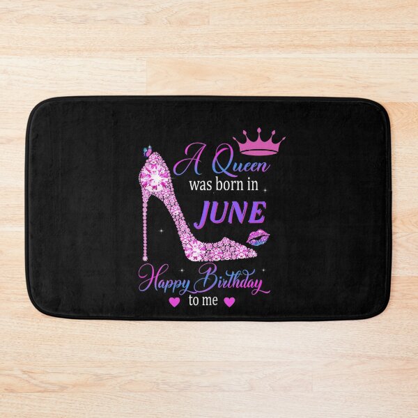 Item preview, A Queen Was Born In June Happy Birthday Ladies designed and sold by R&BApparel.