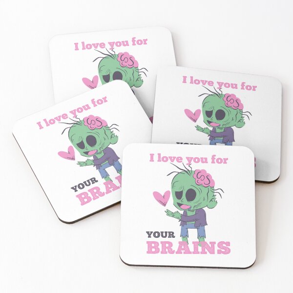 Item preview, Spooky Cute I love You - For Your Brains designed and sold by abowersock.