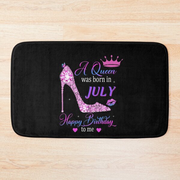 Item preview, A Queen Was Born In July Happy Birthday Ladies designed and sold by R&BApparel.