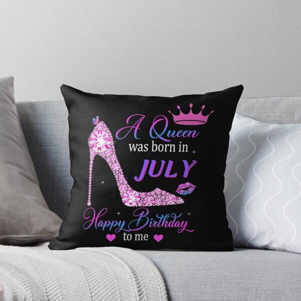 Item preview, A Queen Was Born In July Happy Birthday Ladies designed and sold by R&BApparel.