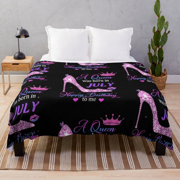 Item preview, A Queen Was Born In July Happy Birthday Ladies designed and sold by R&BApparel.
